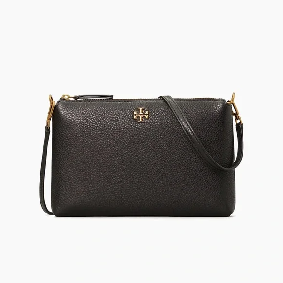 Tory Burch Black Crossbody Bag with Gold Logo - Picture 13 of 16